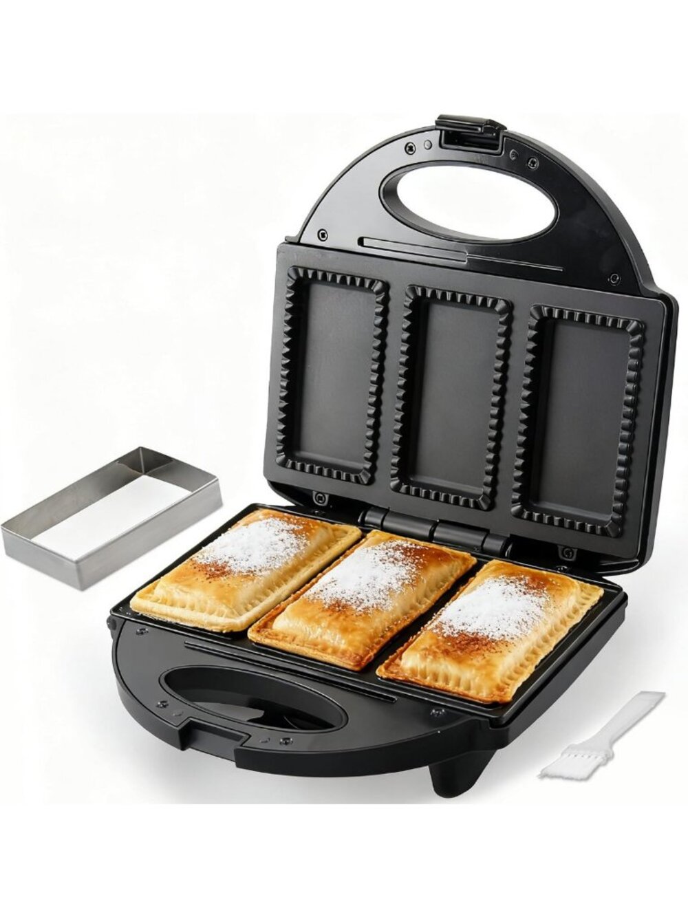 Mini Pocket Pie Maker Machine - Non-Stick Crust Cutter for Hot Pockets & Grilled